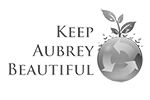 The logo of the Keep Aubrey, Texas Beautiful initiative.